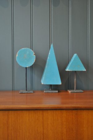 Forms in blue