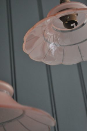 Pretty pink pendants
