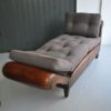 French leather daybed