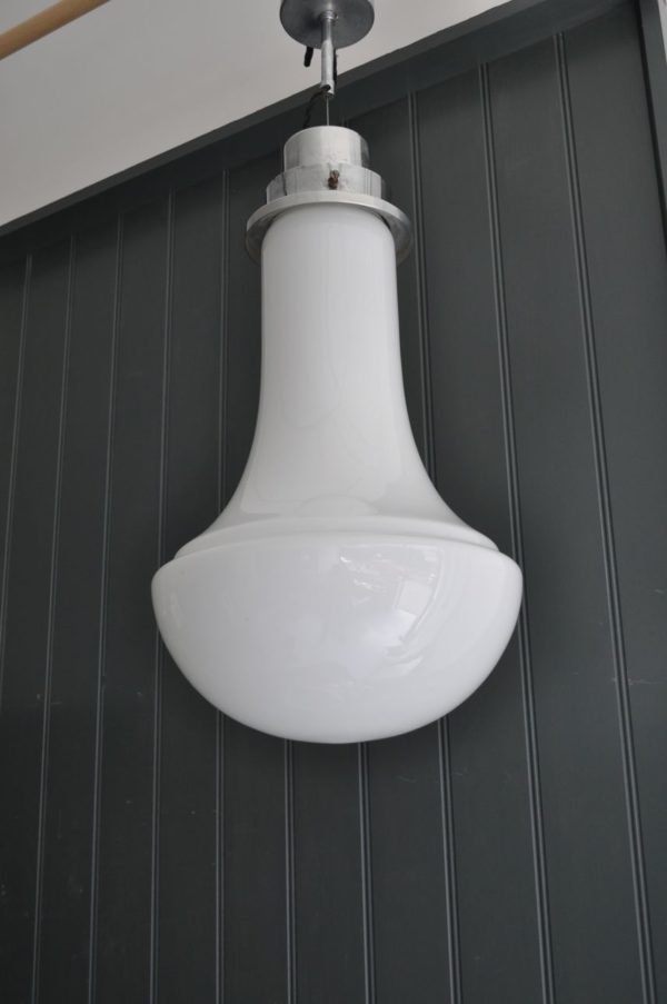 Italian opaline lamp