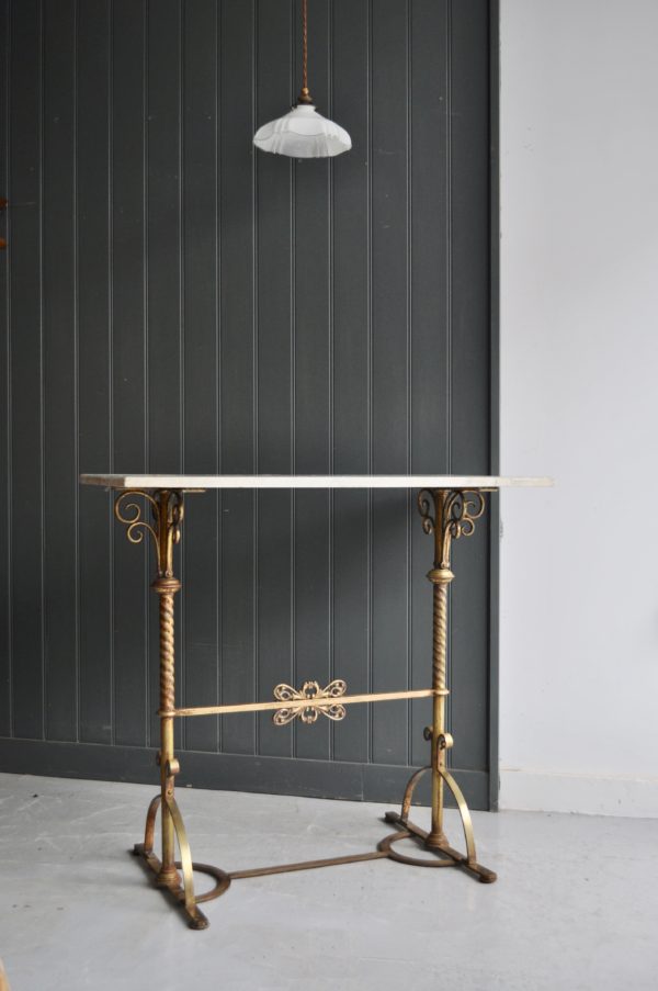 marble console table