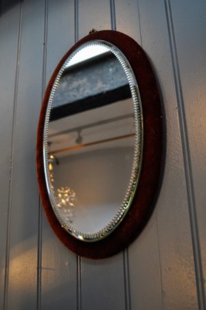 Velvet mirror