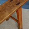 Fruitwood benches