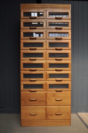 Oak outfitter's cabinet