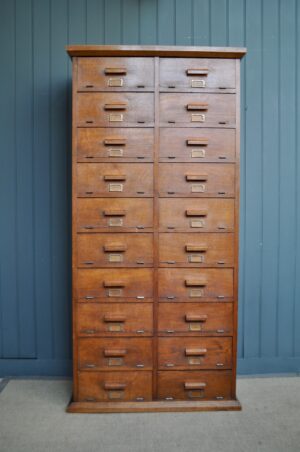 oak notaries cabinet