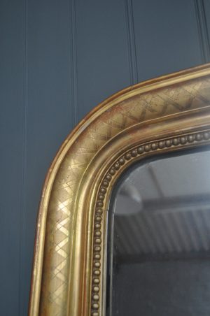 Over-mantle mirror