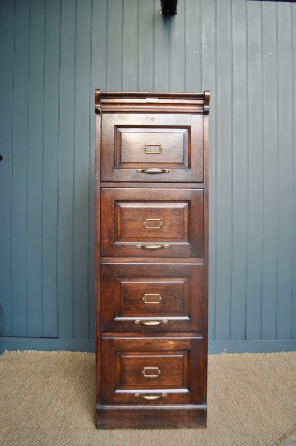 oak filing cabinet