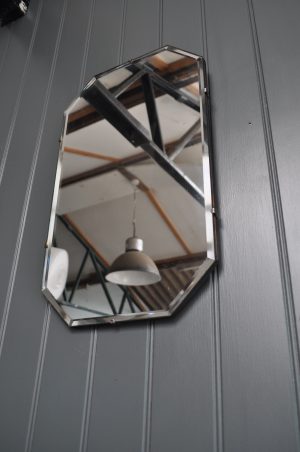 British frameless mirror
