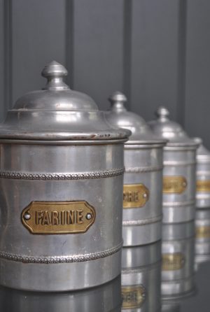 French aluminium canisters