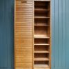 Tambour front cabinet