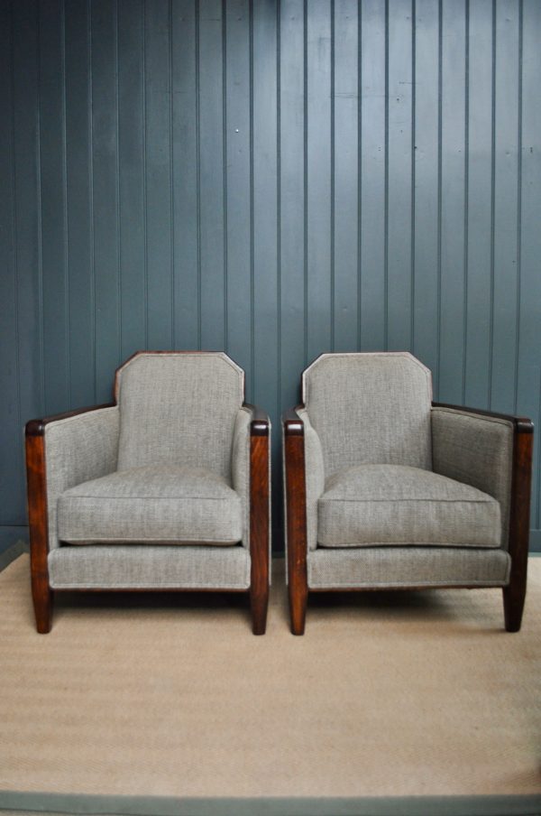 French deco armchairs