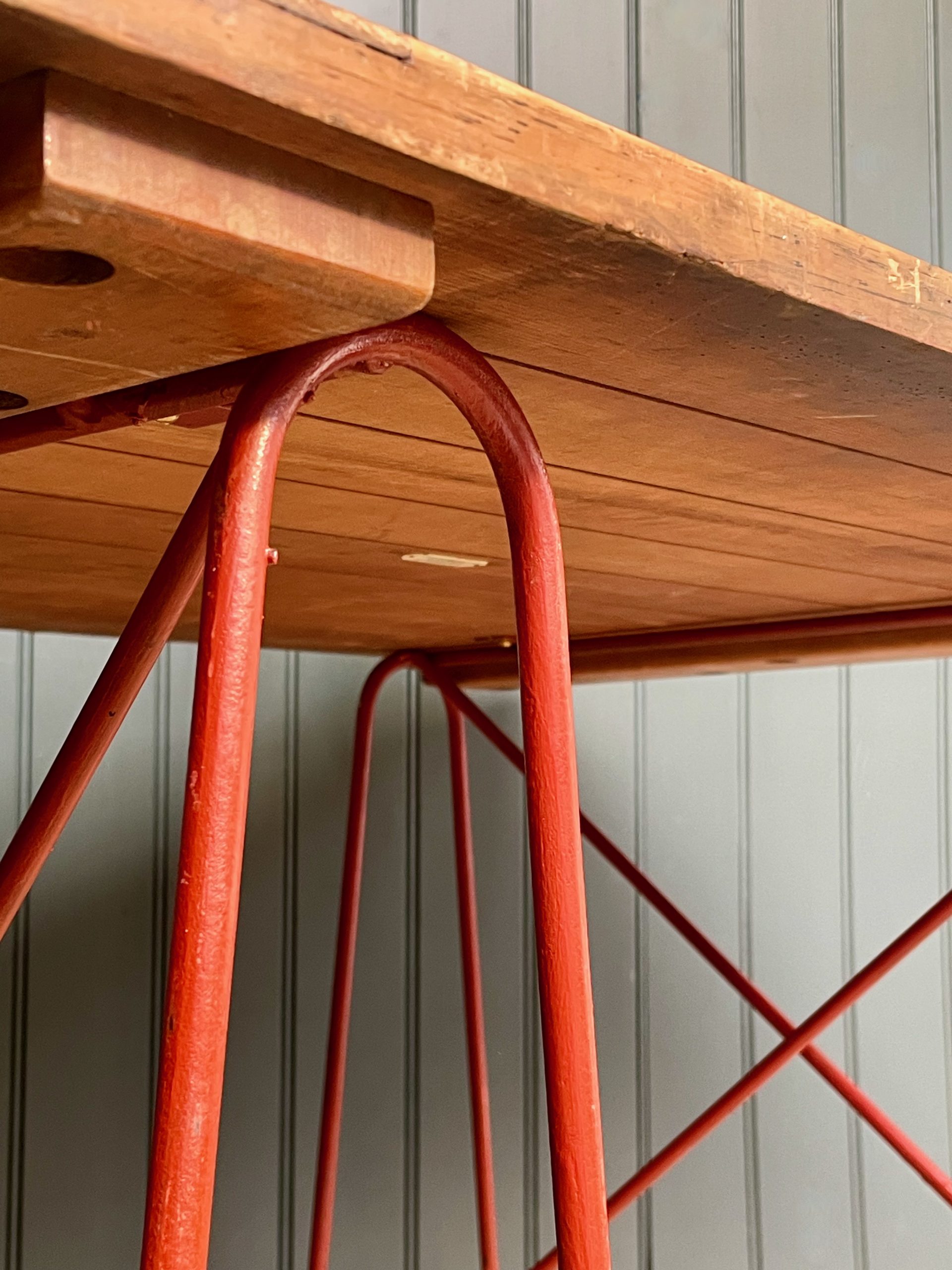 Vintage trestle table Vintage trestle table