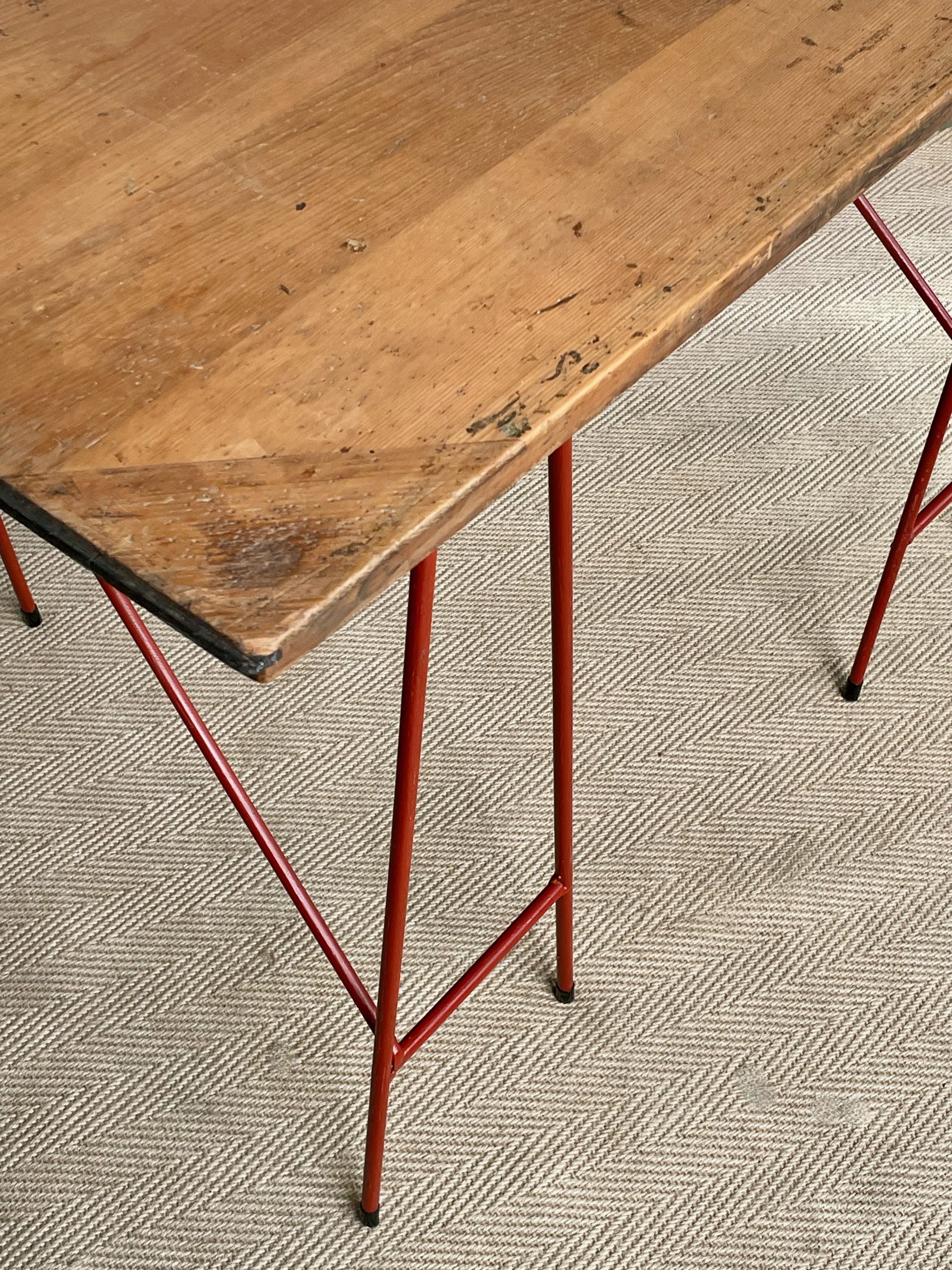 Vintage trestle table Vintage trestle table