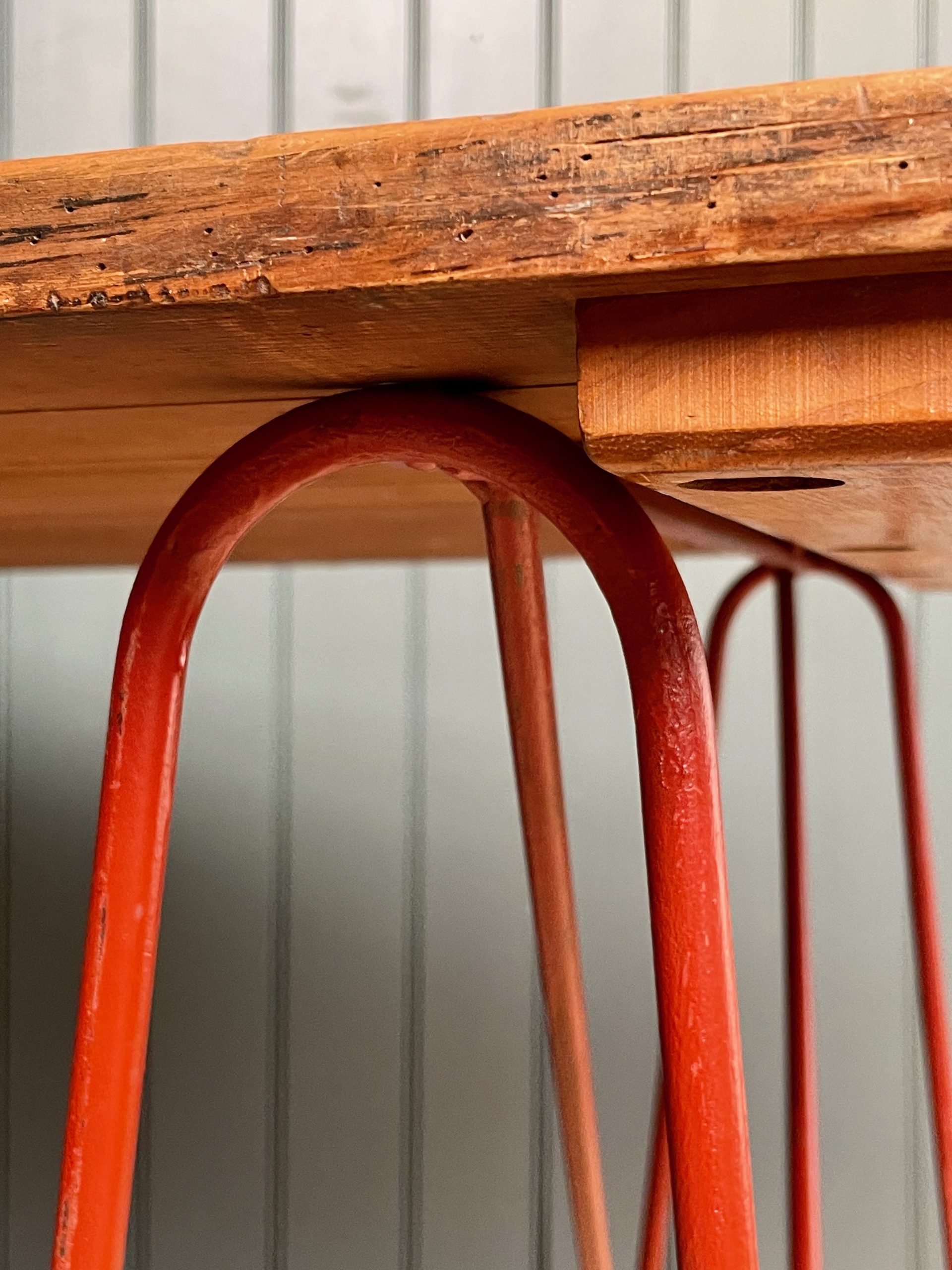 Vintage trestle table
