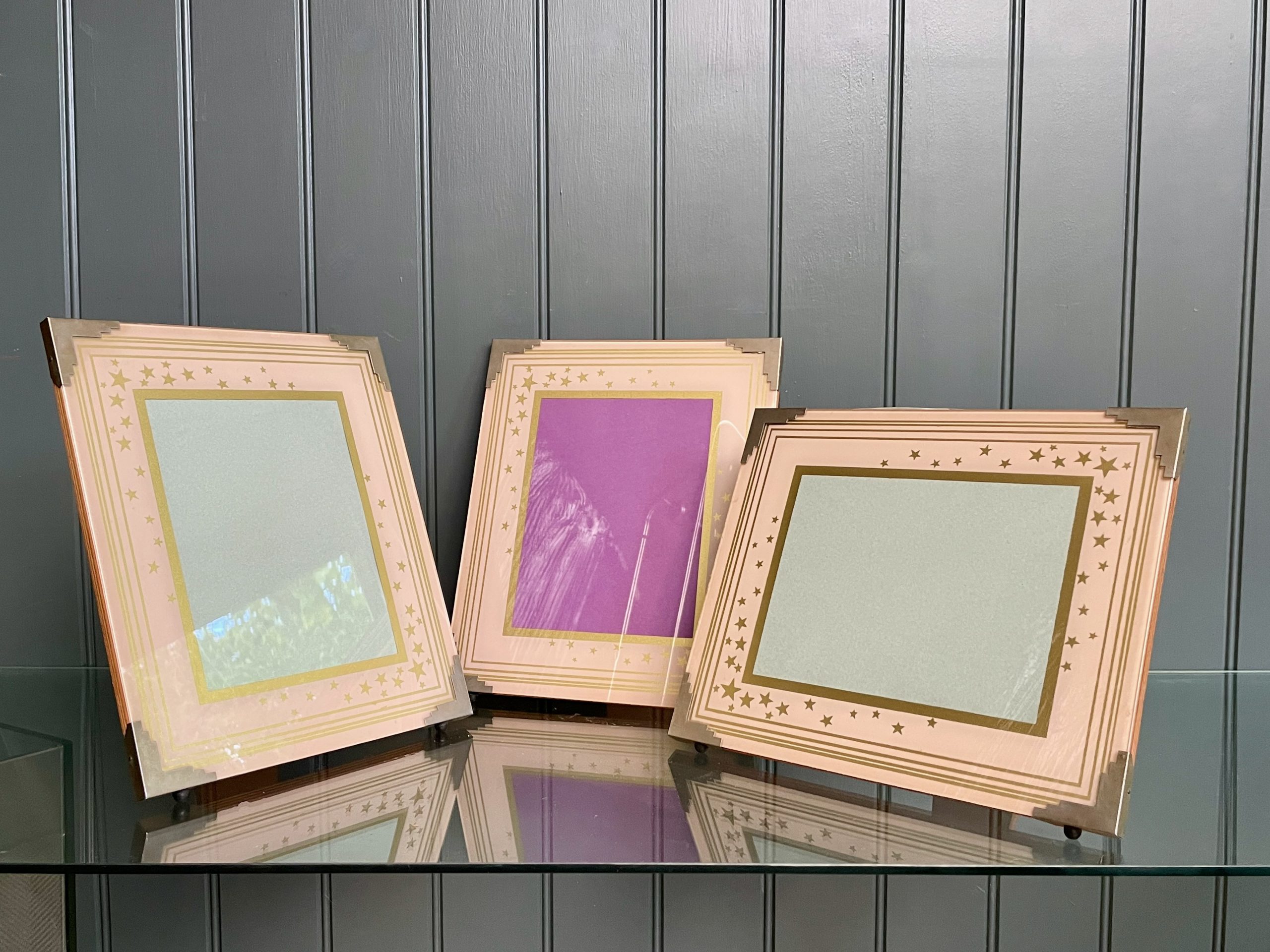 Art deco photo frames