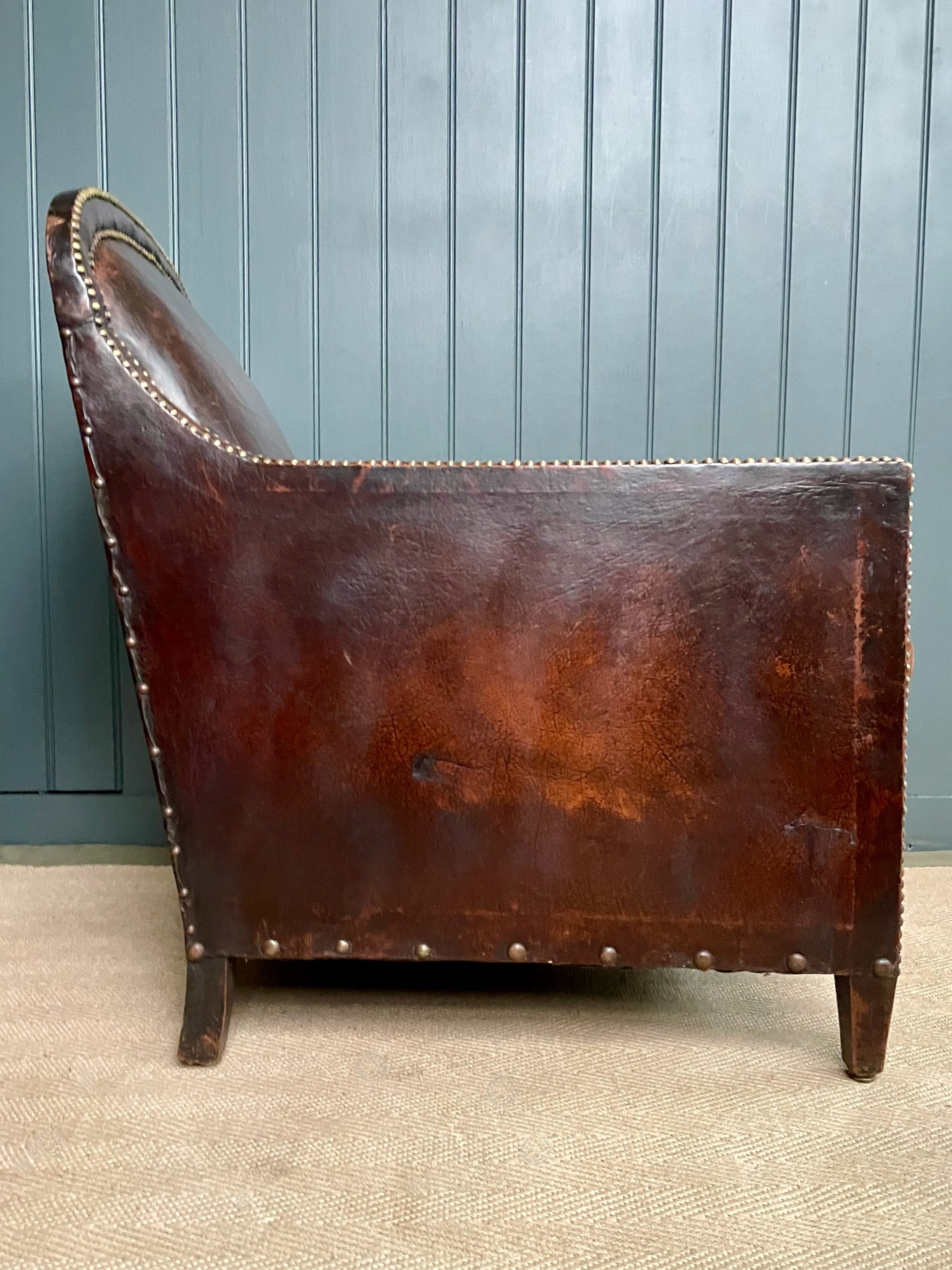 French leather armchair French leather armchair