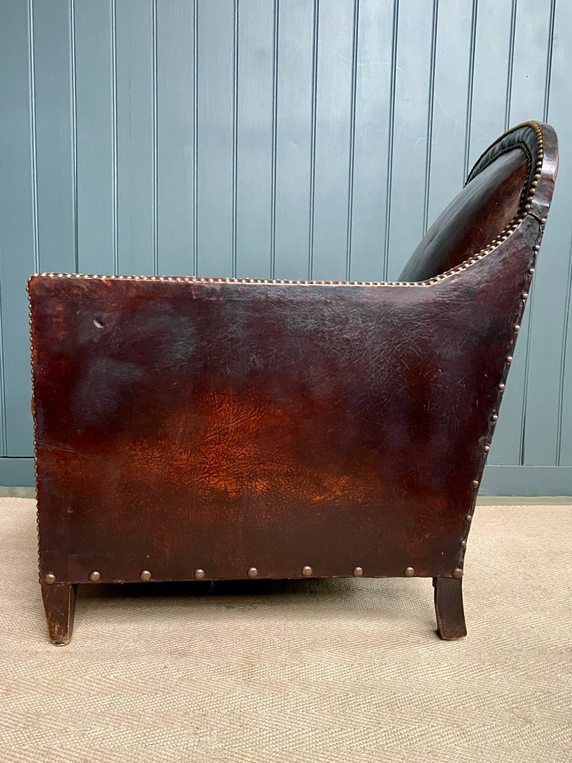 French leather armchair French leather armchair