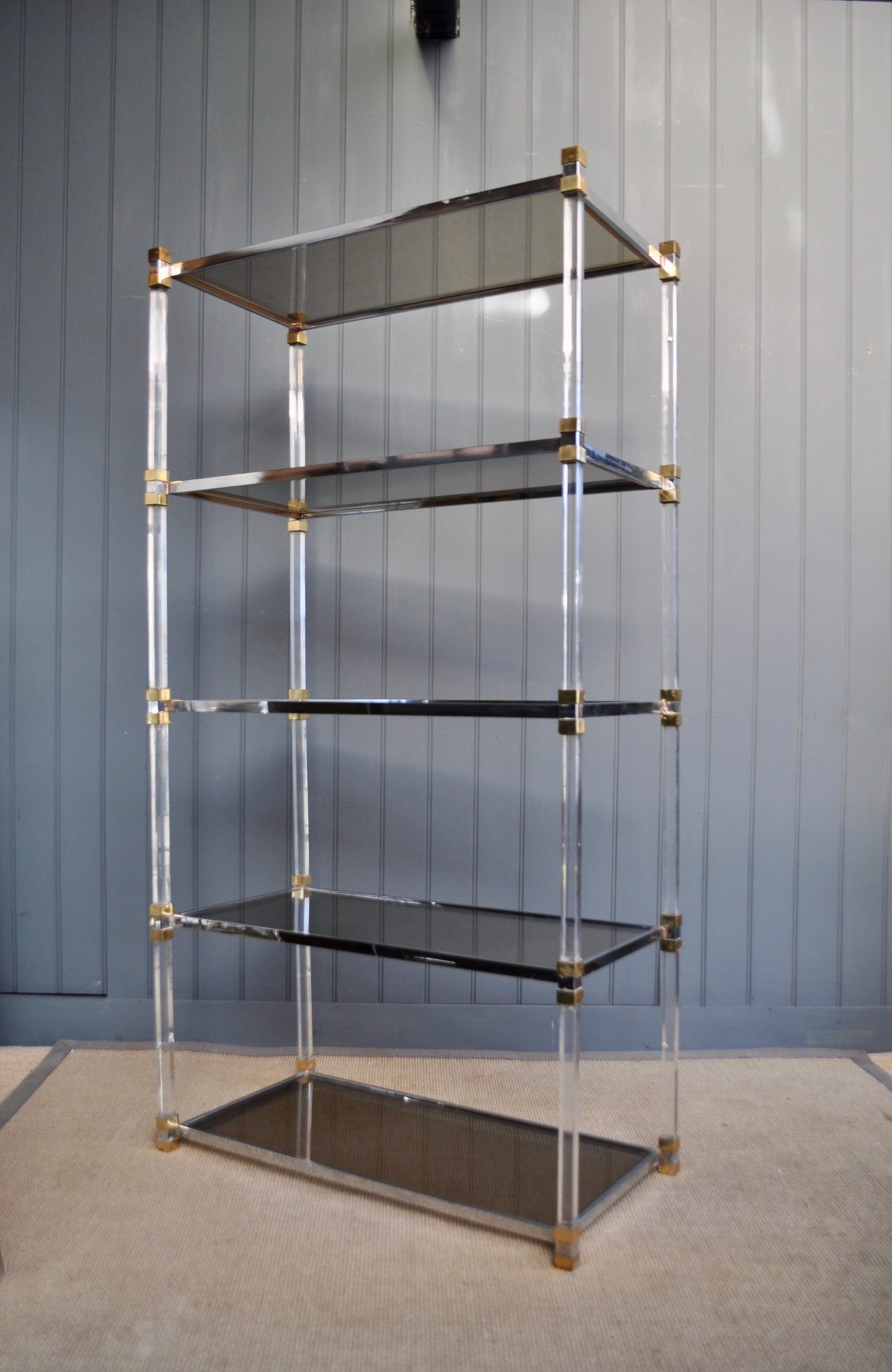 Lucite etagere