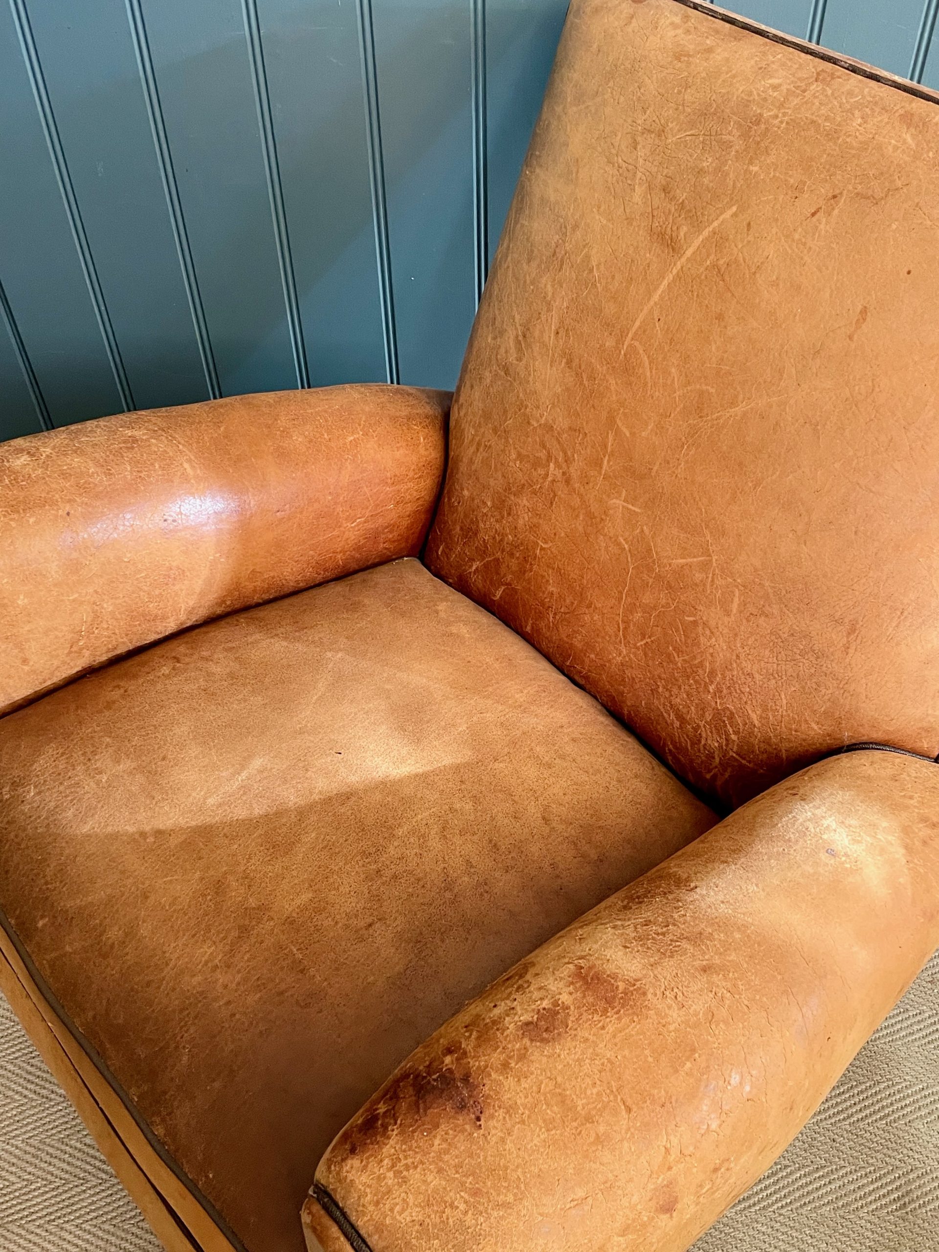 French leather armchair French leather armchair