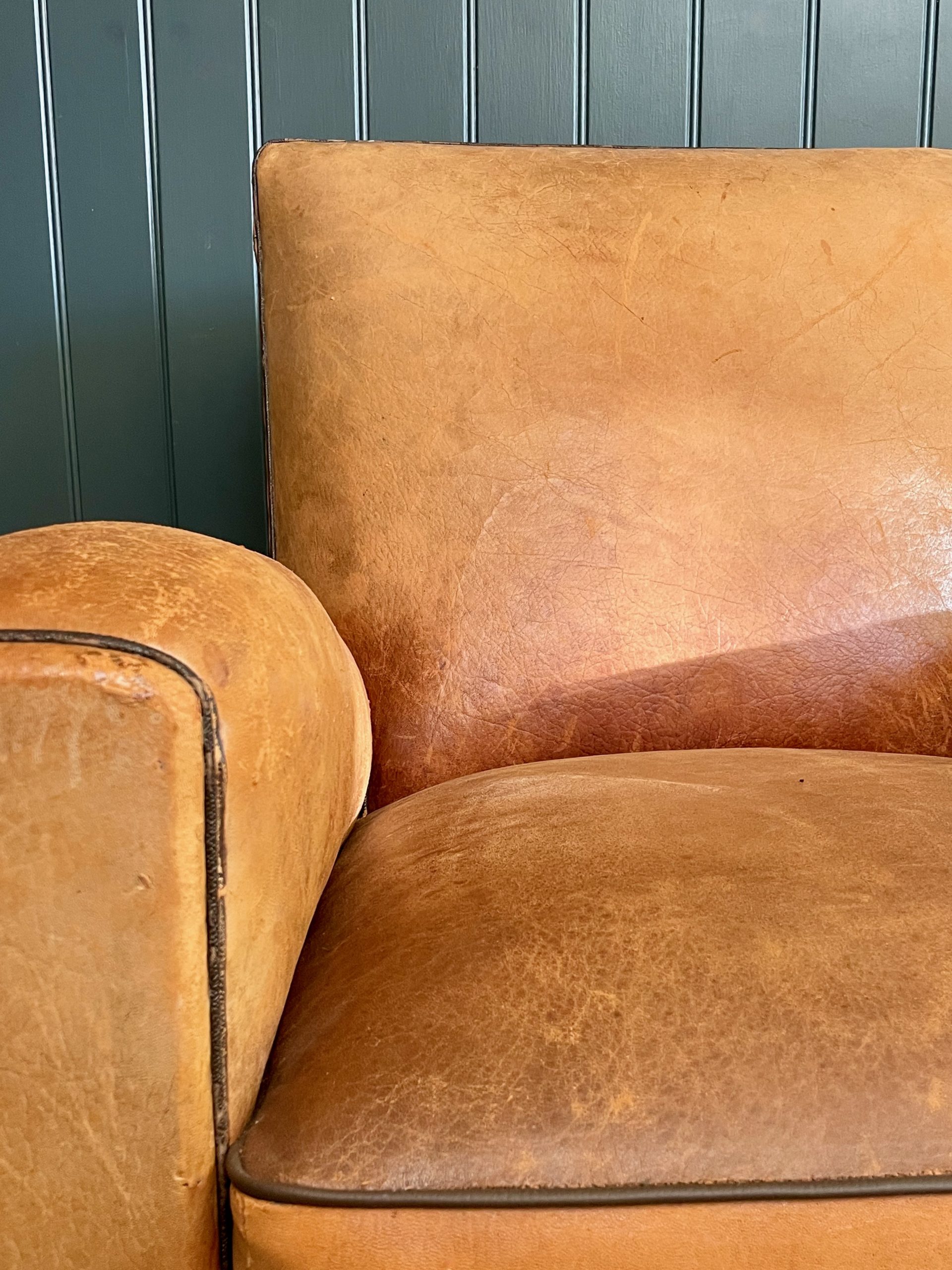 French leather armchair French leather armchair