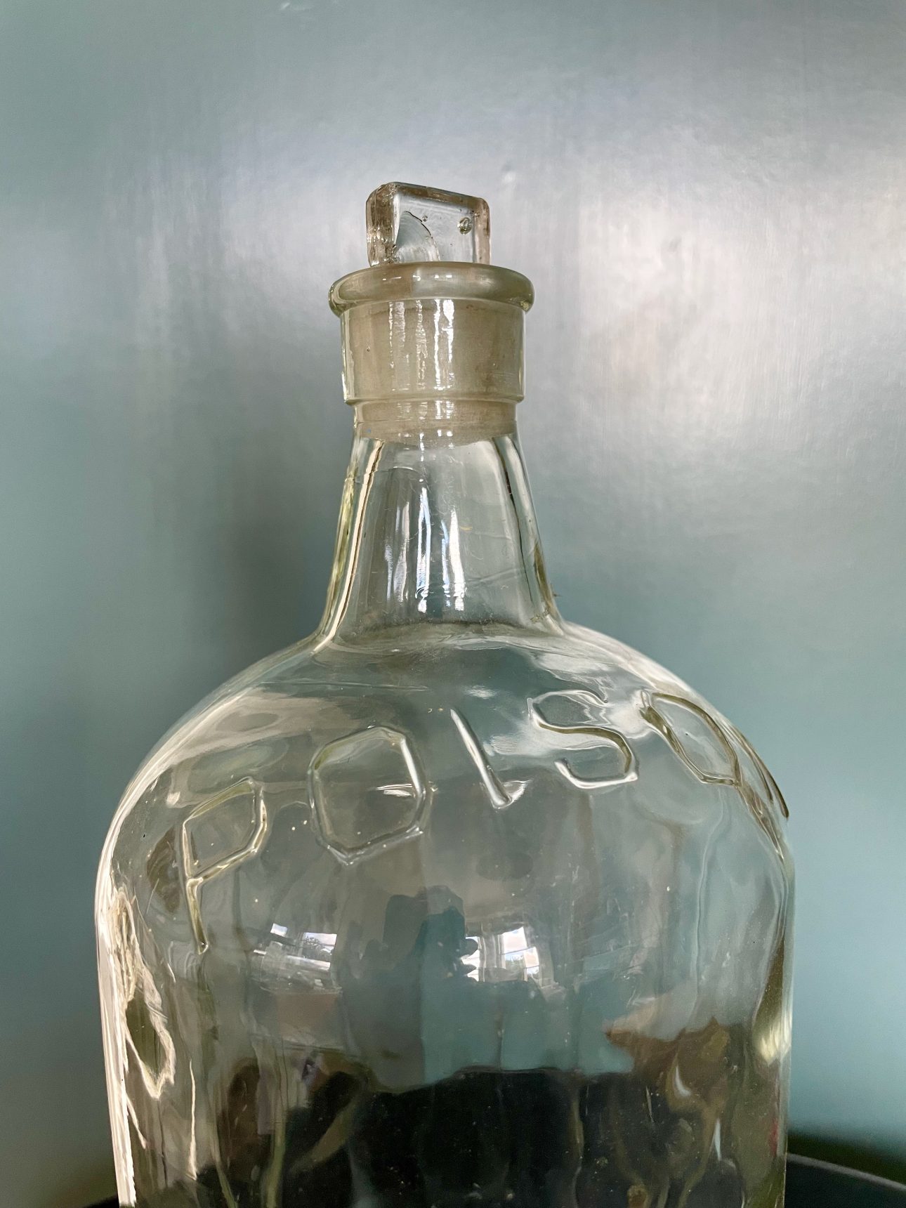 Large poison bottle