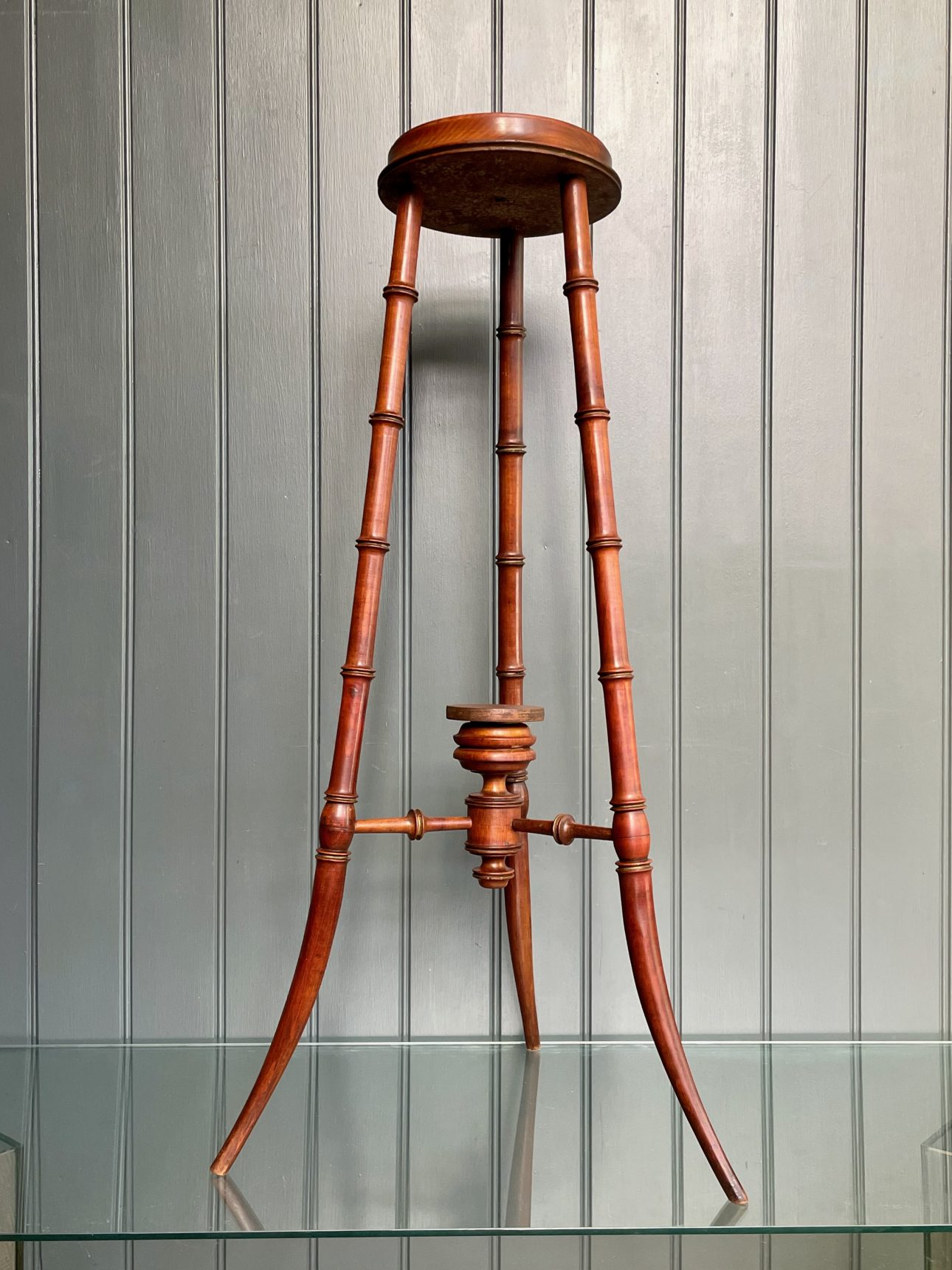 faux bamboo plant stand
