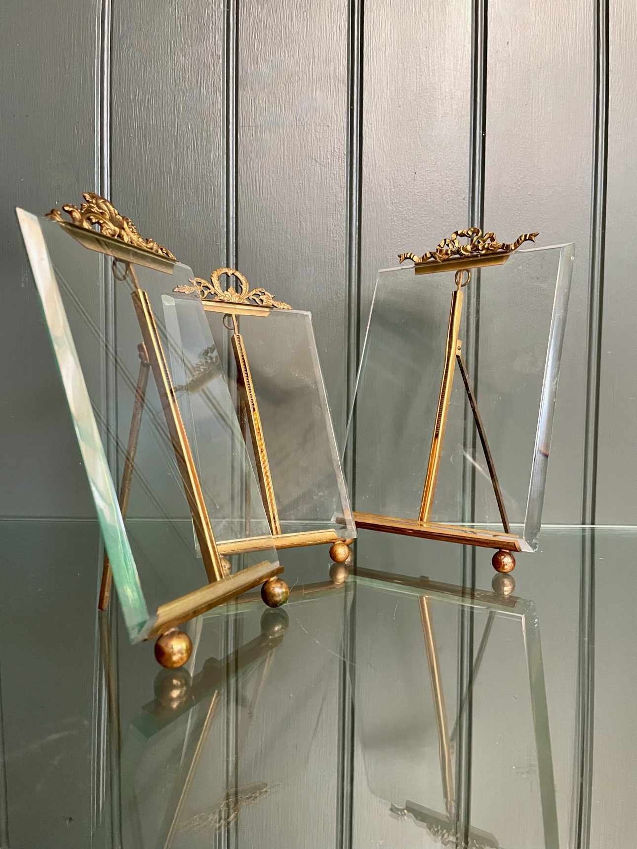 Brass photo frames