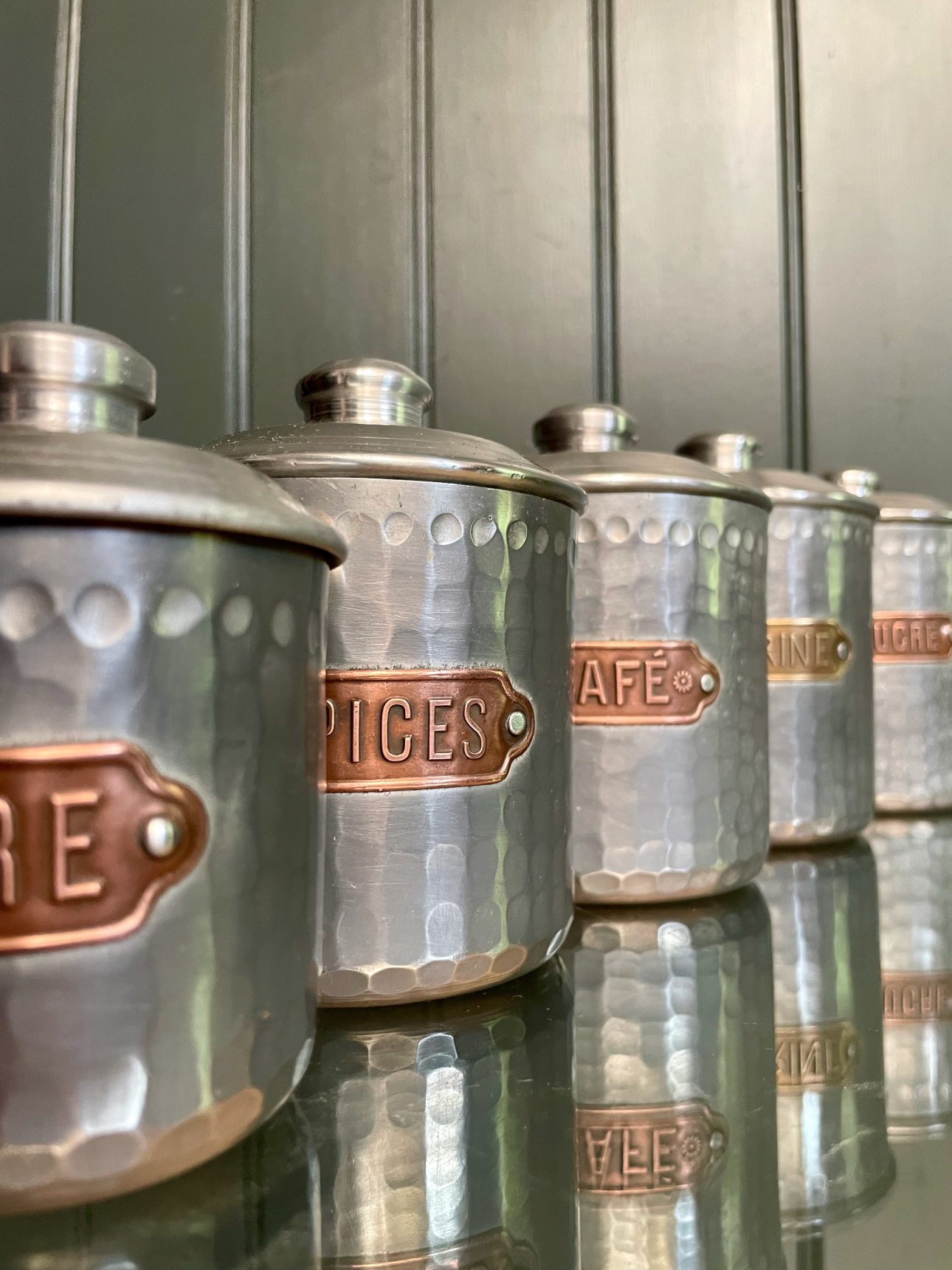 French storage canisters